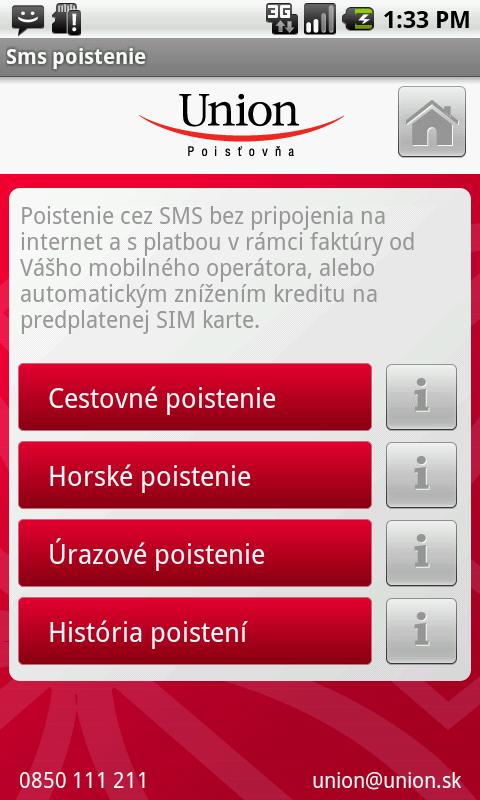 Union aplikácia